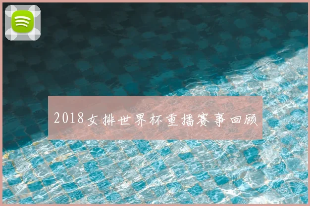 2018女排世界杯重播赛事回顾
